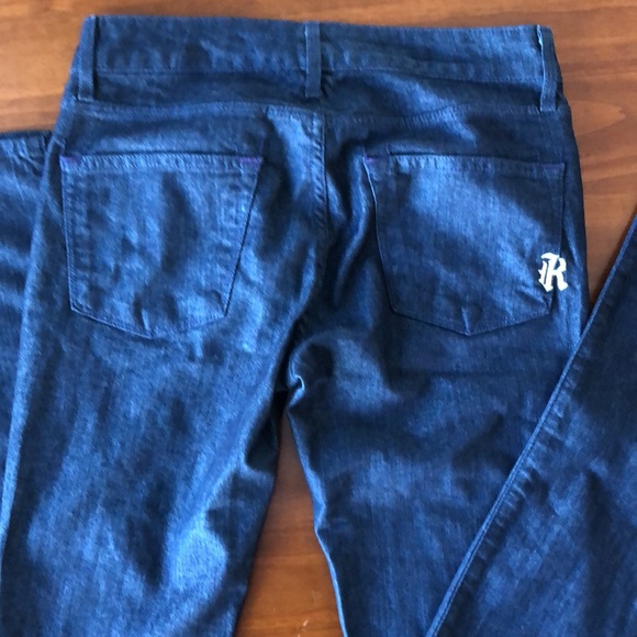 Rich & Skinny Sleek Jean in Color Rinse / Dark Indigo - Picture 7 of 16